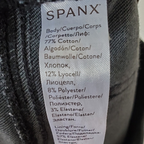 SPANX Vintage Distressed Ankle Skinny Jeans Black M - Picture 5 of 10